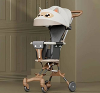 Poussette bébé améliorée, légère et pliable, pour enfants de 0 à 5 ans, avec position haute