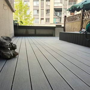 <span class=keywords><strong>Prix</strong></span> usine <span class=keywords><strong>Bois</strong></span> Plastique Composite Decking Plancher Extérieur Co-Extrusion Wpc Plancher Composite Conseil Engineered Decking 148*23mm - Product Image 3