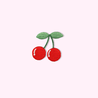 Badges et patchs brodés personnalisés à motif cerise, tissés, entièrement brodés, thermocollants pour chapeaux et vêtements – Vente chaude