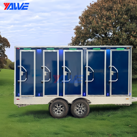 Toilettes mobiles de luxe à une cabine pour la vente