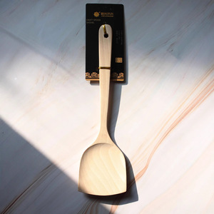 Wooden Spatula <b>Set</b> 6 Pieces Long Handle Lightweight Cooking Utensils Spoon And Spatula Kit - Product Image 3