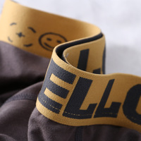 Caleçons Boxers d'Été pour Hommes en Coton Tricoté Uni, Taille Mi-Haute, Respirants, Vente en Gros ODM, Prise en Charge du Dropshipping, Meilleures Ventes