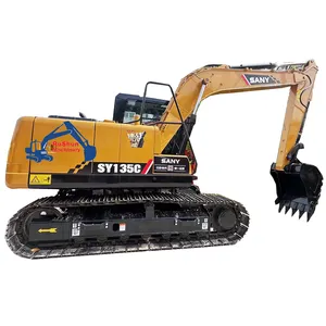 Original Used Mini Excavator Good Condition SANY 135 Digger Construction Machinery For Sale