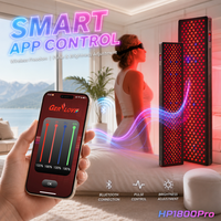 Panneau de luminothérapie rouge intelligent EM à commande vocale, dispositif LED infrarouge proche pour la récupération musculaire des athlètes