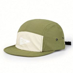 หมวกแก๊ปทรงสปอร์ตกันน้ำแบบขายส่ง ปีกแบน ติดกระดุม แห้งเร็ว เหมาะสำหรับวิ่งออกกำลังกาย 7 แผง ปักโลโก้ได้ตามต้องการ - Product Image 4