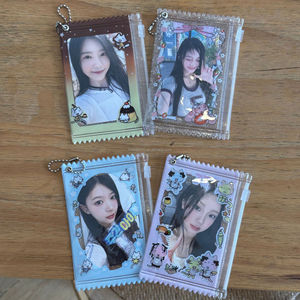 Bolsa transparente para dulces KPOP, bolsa pequeña con cadena <span class=keywords><strong>Carla</strong></span> Idol de 3 pulgadas, tarjetero - Product Image 1