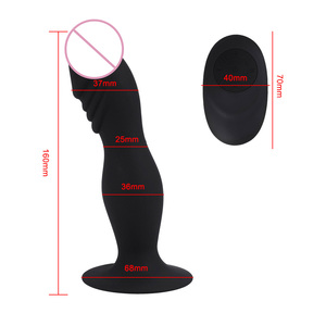 Leistungs starke 10 Frequenz Vibrator Silikon Dildo Anal Erweiterungs stecker Erwachsene Männlich Weiblich Mastur bator Sexspielzeug Anal Sexspielzeug - Product Image 4