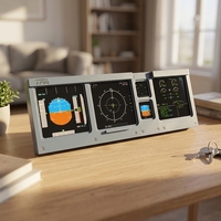 Unidad de Control de Cabina con Funciones Completas para Airbus A320, Pantalla LCD de Instrumentos, Piezas de Hardware Profesionales para Simulación de Vuelo en Interiores