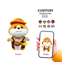 Boneka Monster Biru Unik Berbahan Plush dengan Teknik Bordir, Penjualan Langsung Pabrik Boneka Berkualitas Tinggi, Boneka Plush Lembut yang Dapat Dipesan Sesuai Keinginan