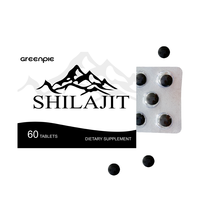 Greenple SHILAJT Comprimés Complément alimentaire Propriété Usine Maturité Technique Pur Himalaya Shilajeet Acide Fulvique