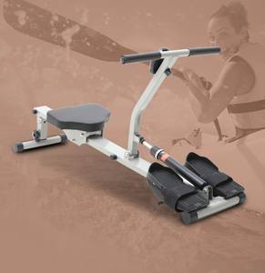 Rameur pliable réglable pour la maison, silencieux, à contrôle magnétique et hydraulique, équipement de fitness - Product Image 1