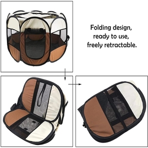 Temporärer Hunde zaun im Freien Haustier Laufs tall Faltbare Plastik Haustiere Camping Produkte Recinzioni Per Cani Da Esterno - Product Image 2