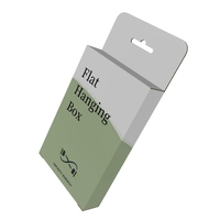 Boîte en carton suspendue personnalisée avec logo pour la vente au détail, écologique, pour étuis de téléphone/appareil photo, cadeaux, recyclable, avec pelliculage mat et revêtement UV
