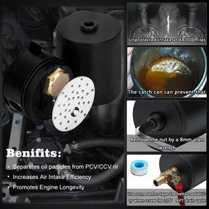 Bình Hứng Dầu Xếp Nếp Nhỏ Gọn 2 Cổng Cửa Ra Vào M16 * 1.5 Mới - Product Image 4