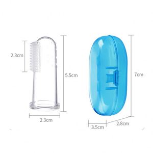 <span class=keywords><strong>Spazzolino</strong></span> da Dito per Neonati, per l'Allenamento e la Dentizione, <span class=keywords><strong>Spazzolino</strong></span> Morbido per Bambini, <span class=keywords><strong>Spazzolino</strong></span> da Dito in Silicone per Bambini - Product Image 5