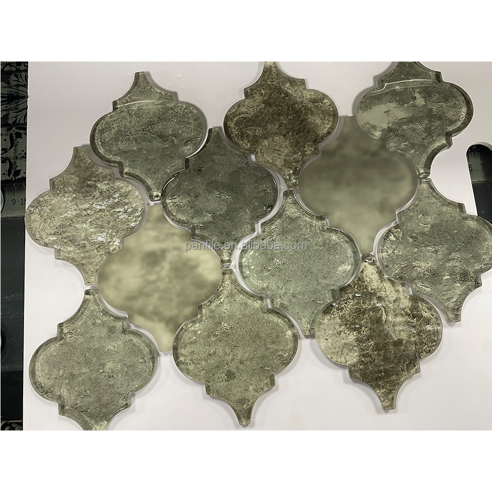 Foshan Factory Mosaic Glass Decorative Lantern Glass Mosaic