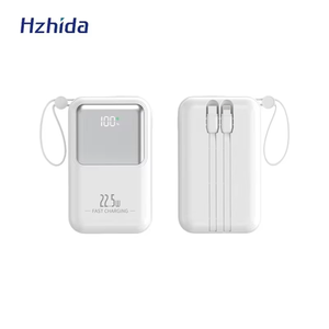 Sạc dự phòng di động tùy chỉnh bán buôn 20000mAh/10000mAh dung lượng lớn, sạc siêu nhanh, tích hợp 4 cáp và màn hình LED - Product Image 1