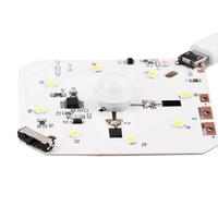 Module de capteur de corps humain infrarouge LED carte de Circuit imprimé de veilleuse charge USB avec détection de lumière lumière blanche/chaude