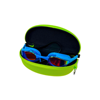 Étui rigide personnalisé en EVA pour lunettes de natation avec crochet, boîte de rangement pour lunettes de soleil pour enfants, sac de rangement pour lunettes de natation