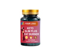 Keto Diet Supplément de pilules Slim figure-60 Capsules végétariennes Supplément à base de plantes