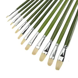 2023 Atacado Soft Artist Brushes Cerda da Pintura Brush Set Acrílico Aquarela Oil Paint Brush