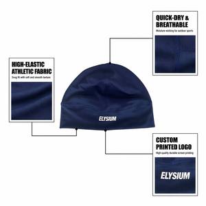 Buena calidad Cool Feeling Sublimación Impresión logo Ciclismo Beanie Skull Cap Knitted Skull Cap - Product Image 3