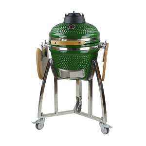 AUPLEX <span class=keywords><strong>Komodo</strong></span> Green 16 pulgadas Kamado Joe Barbacoa al aire libre Parrilla Cocina Carbón Kamado Smoker BBQ - Product Image 1