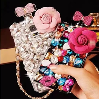 Pour iPhone 12 étui de luxe diamants série faite à la main pour iphone 7 8 Plus X Xr Xs Max 11 12 13 14 15 16 Plus Pro Max étui