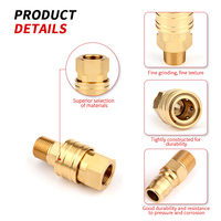 Ventes directes usine – Raccords hydrauliques en laiton multi-spécifications à grand débit, mâle-femelle, sur mesure, coupleur rapide hydraulique DIN