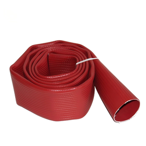 Landwirtschaftlicher Bewässerungsschlauch <span class=keywords><strong>PVC</strong></span> Flachschlauch Hochdruck Flexibel Leichtgewichtig Landwirtschaftliche Bewässerung 6 Zoll Rot - Product Image 2