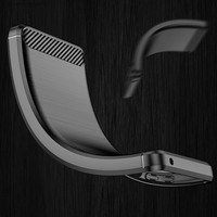 Étuis pour téléphone portable Motorola Edge 70 Max Texture en fibre de carbone brossée Antichoc Fin et souple TPU G87