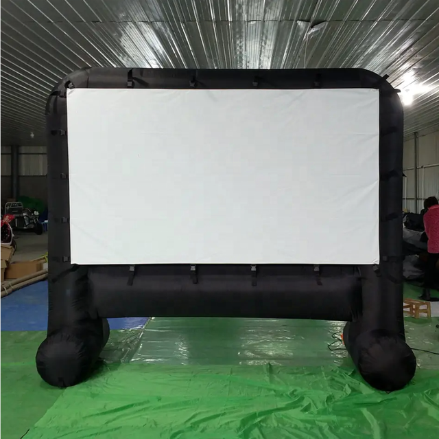 Outdoor Inflatable Movie Screen for Adventure Park & Public Use Advertising 3D Projector Screen for Camping