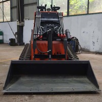 Mini-chargeuse compacte HS03 pour l'aménagement paysager, la pose de paillis et les travaux de jardinage, largeur 1150 mm, certifiée CE