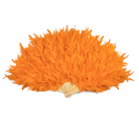 Usine vente chaude dinde Chandelle plume main ventilateur ventre danse bar performance accessoires de mariage