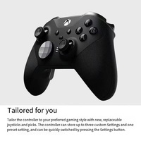 Manette de jeu sans fil Elite 2 originale avec moteur de vibration et volant de direction pour PC, connexion Type-C, matériau ABS