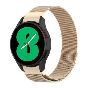 Pour Samsung <span class=keywords><strong>Galaxy</strong></span> <span class=keywords><strong>Watch4</strong></span> 40mm 44mm/<span class=keywords><strong>Watch4</strong></span> <span class=keywords><strong>Classic</strong></span> <span class=keywords><strong>42mm</strong></span> 46mm Bracelet en acier inoxydable 20mm Bracelet de montre magnétique à boucle milanaise - Product Image 2