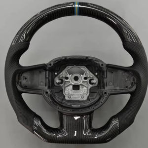 Volvo <span class=keywords><strong>XC</strong></span> 40 S90 S60 V60 <span class=keywords><strong>V90</strong></span> S40 V40 XC60 XC40 XC90 Modification du volant en fibre de carbone avec accessoire de voiture en cuir - Product Image 1