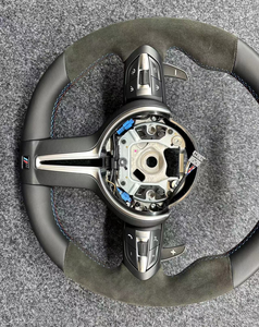 Volant en cuir robuste pour BMW Série F Série <span class=keywords><strong>M</strong></span> Suede MP <span class=keywords><strong>Sport</strong></span> - Modification pour Journée sur Circuit - Product Image 3