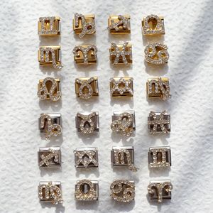 Eslabones <span class=keywords><strong>de</strong></span> Acero Inoxidable Personalizados con Signos del Horóscopo, Eslabones Italianos <span class=keywords><strong>de</strong></span> 9 mm con Cristales <span class=keywords><strong>de</strong></span> los Signos del Zodiaco para Pulsera - Product Image 1