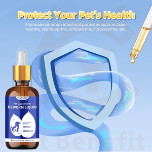 Gouttes vermifuges pour animaux de compagnie OEM/ODM, ingrédients naturels pour l'éloignement des parasites : Mûre et écorce d'Amur Corktree - Product Image 3