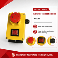 Boîtier d'inspection compact pour ascenseur FR PC avec prise industrielle et interrupteur à bascule pour équipement d'entretien d'ascenseur
