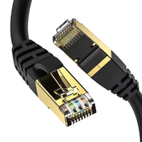 Câble Ethernet SFTP Cat 8 26AWG avec connecteur RJ45 plaqué or, cordon de raccordement haute vitesse, câble LAN 40 Gbps pour routeur, modem, PC