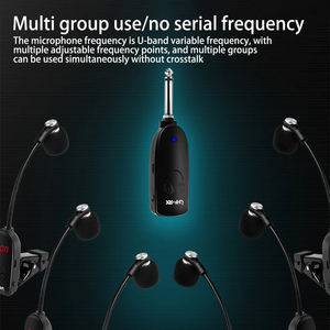 Amplificador de pastilla de micrófono de saxofón inalámbrico para micrófono de instrumento de clip de saxofón para saxofones - Product Image 2