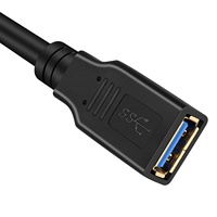 Câble usb 3.0 noir mâle vers femelle avec IC GL3523, 2-8m, en stock