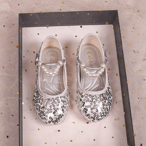 Scarpe Primaverili e Autunnali per Bambine Nuova Edizione Coreana Scarpe Principessa in Pelle con Cinturino Traspiranti - Product Image 4