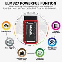 Outil de diagnostic OBDII de qualité supérieure ELM 327 WiFi V1.5 avec puce PIC18F25K80 pour Android/iOS ELM327 V 1.5 ICAR2 OBDSCAN