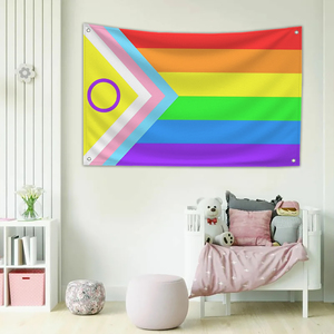 Bandera Personalizada con el Arcoíris <span class=keywords><strong>de</strong></span> la <span class=keywords><strong>Homosexualidad</strong></span>, Decoración para Dormitorio, Tapiz para Pared, Decoración <span class=keywords><strong>de</strong></span> Habitación, 3x5 Pies, Banderas Divertidas para Exteriores - Product Image 3