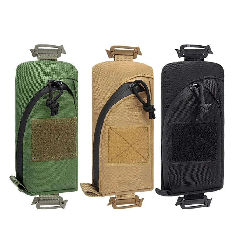 Tragbare taktische Tasche Hanging Sundry Tasche Außensteckenaufband kleine Reisetasche für Wandern Camping im Freien Sport Telefon Taschen