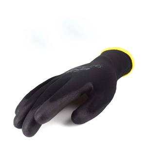 ライナーブラックニトリルコーティンググローブナイロンオイルグリップメカニカルワークグローブ自動車用コーティンググローブPU - Product Image 5