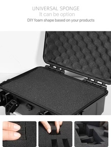 Nhà Máy Bán Sỉ Logo Tùy Chỉnh Vỏ Cứng Chống Sốc Màu OEM Vỏ Nhựa Hộp Đựng Dụng Cụ Bằng Nhựa Cứng Chất Liệu Pp Màu Đen - Product Image 5